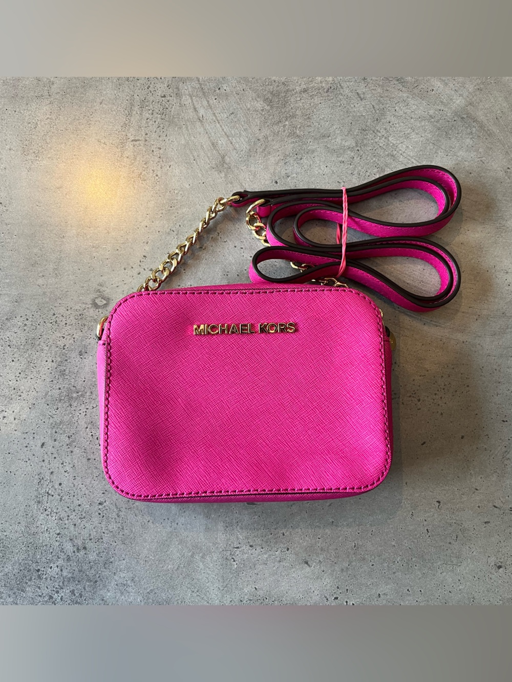 Michael Kors Hot Pink Mini Crossbody Bag
